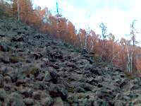 Каменистая осыпь на Усть-Норской сопке